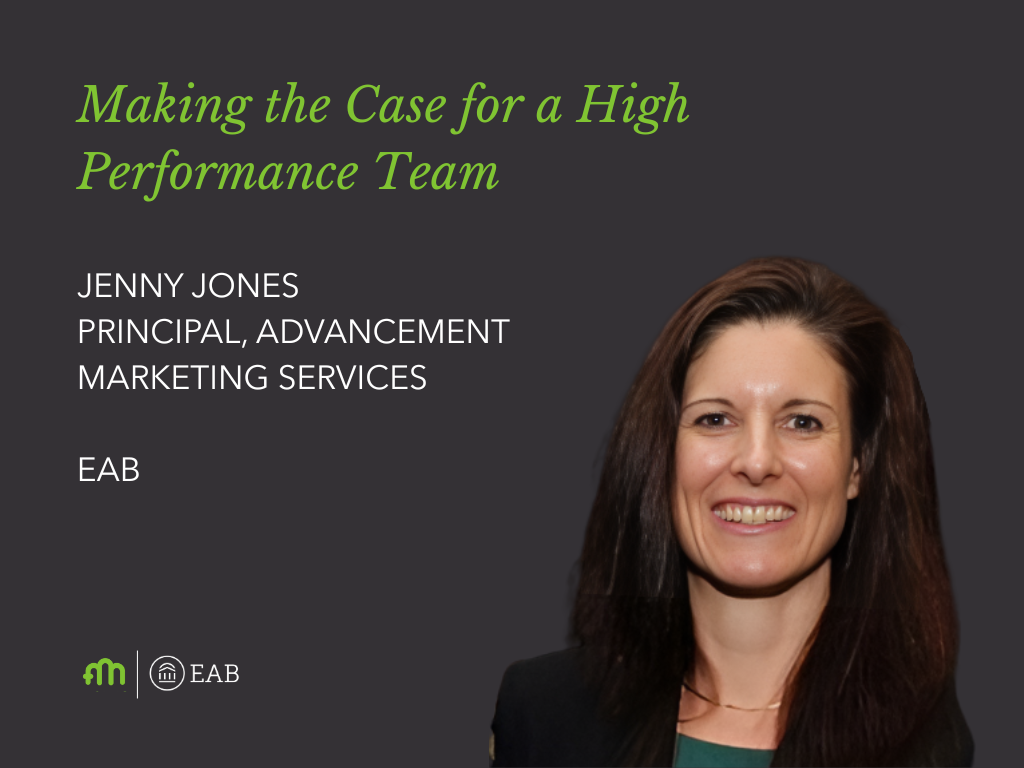 WEBINAR - Making the Case for a High Performance Team