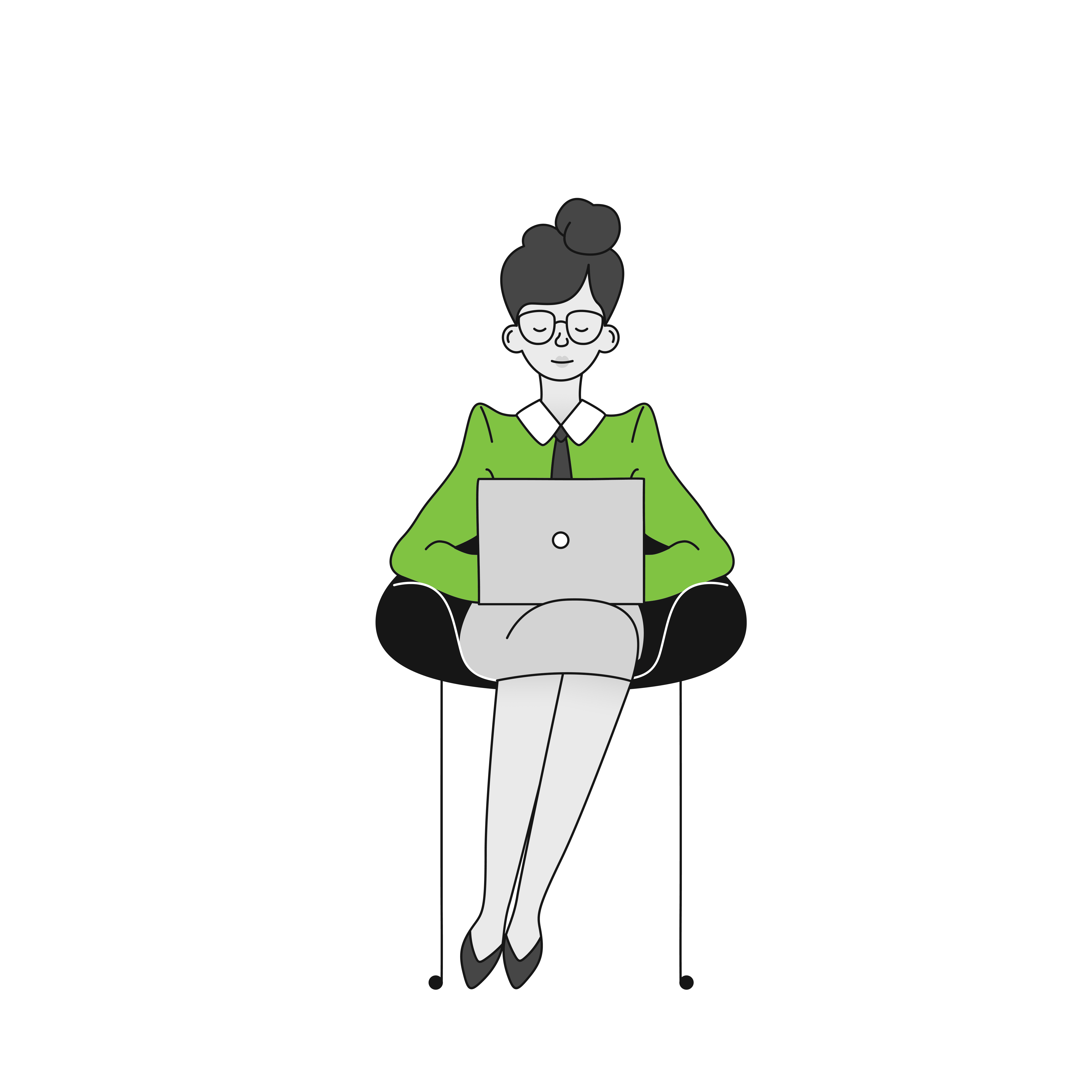 creative manager works in an armchair_SIMPLIFIED